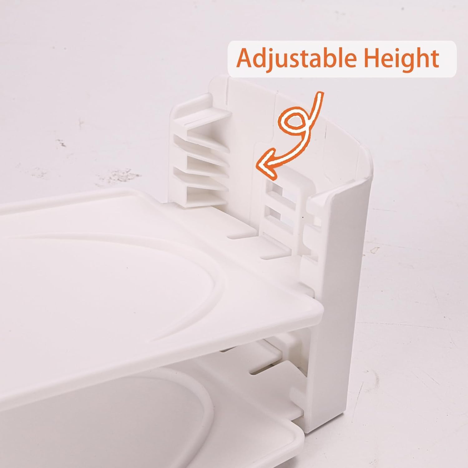 12 Pack Shoe Slots Organizer Adjustable Level Shoe Stacker Holder Storage Space Saving Sneakers Display Tray Rack for Closet (White, 12Pack) - Image 2